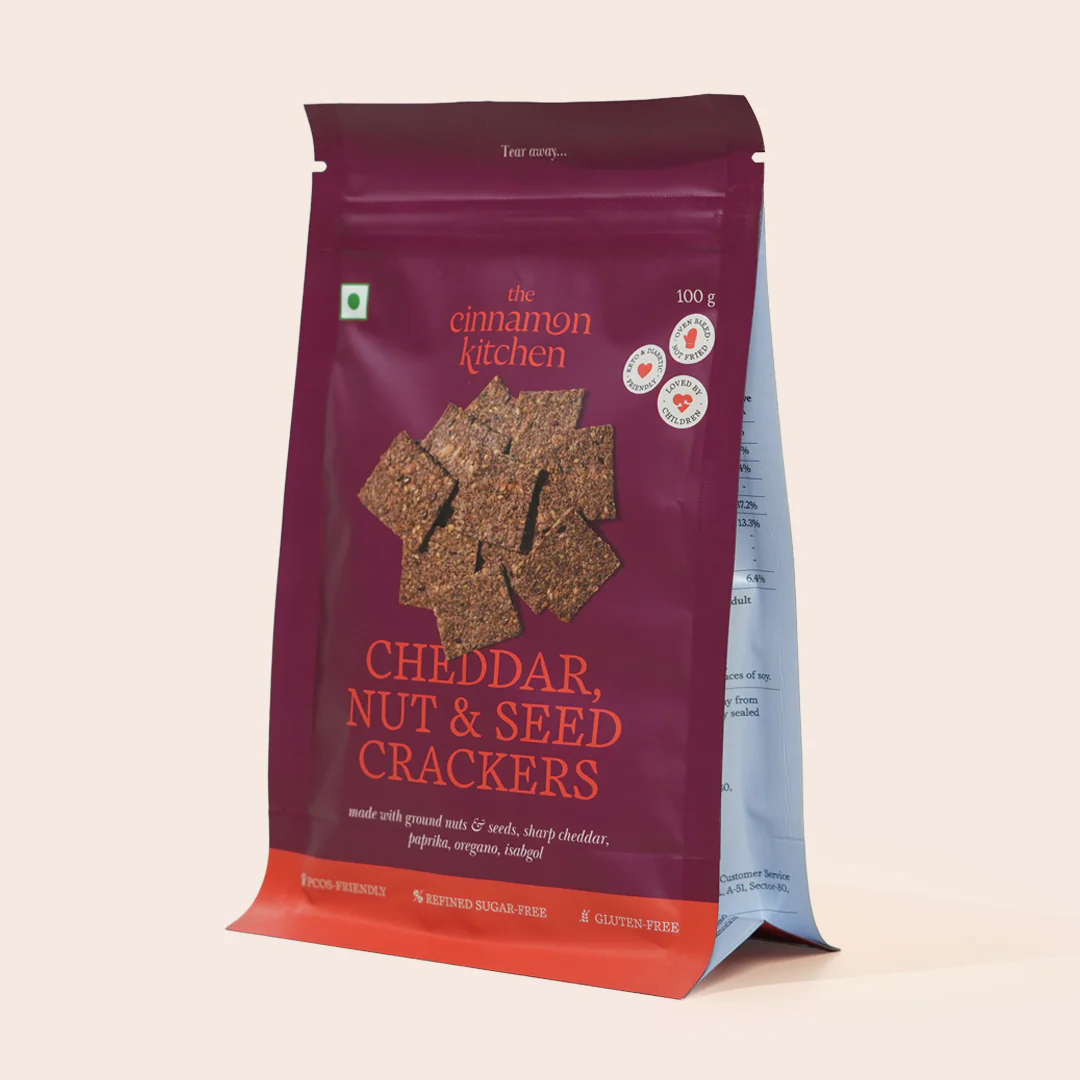 Cheddar Nut & Seed Crackers - Image 3