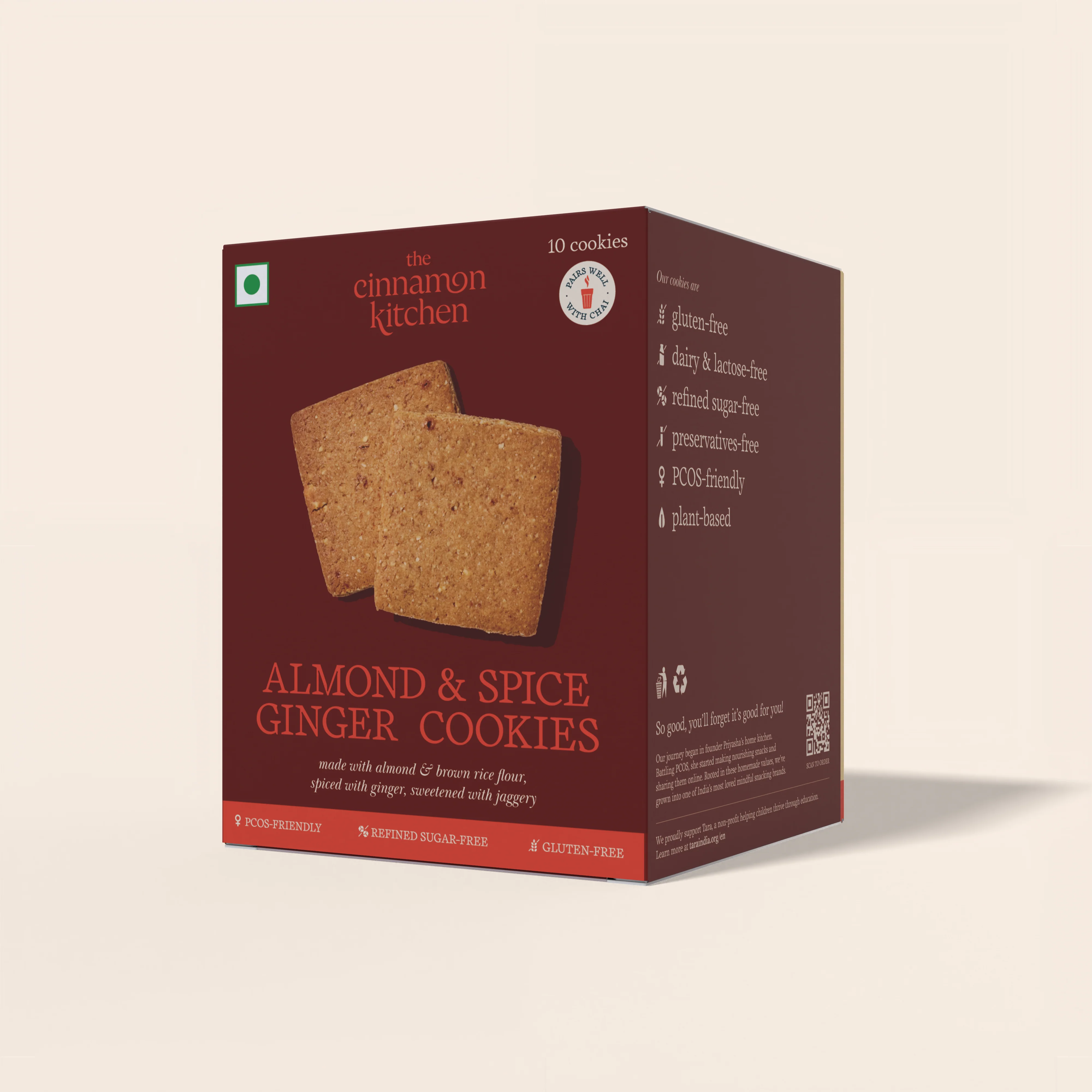 Almond & Spice Ginger Cookies - Image 3